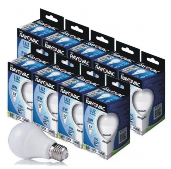 Lampara Led Rayovac 8w=57w Luz Fria Blanca - Image 2